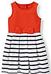 StripedColorblockDress